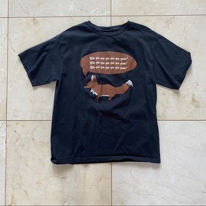 YLVIS What did the Fox Say T shirt Sz XL